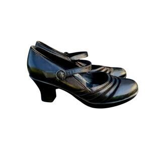 DANSKO Becca Mary Jane’s black Napa leather women’s 8.5 EU 39.5